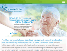 Tablet Screenshot of peerplace.com